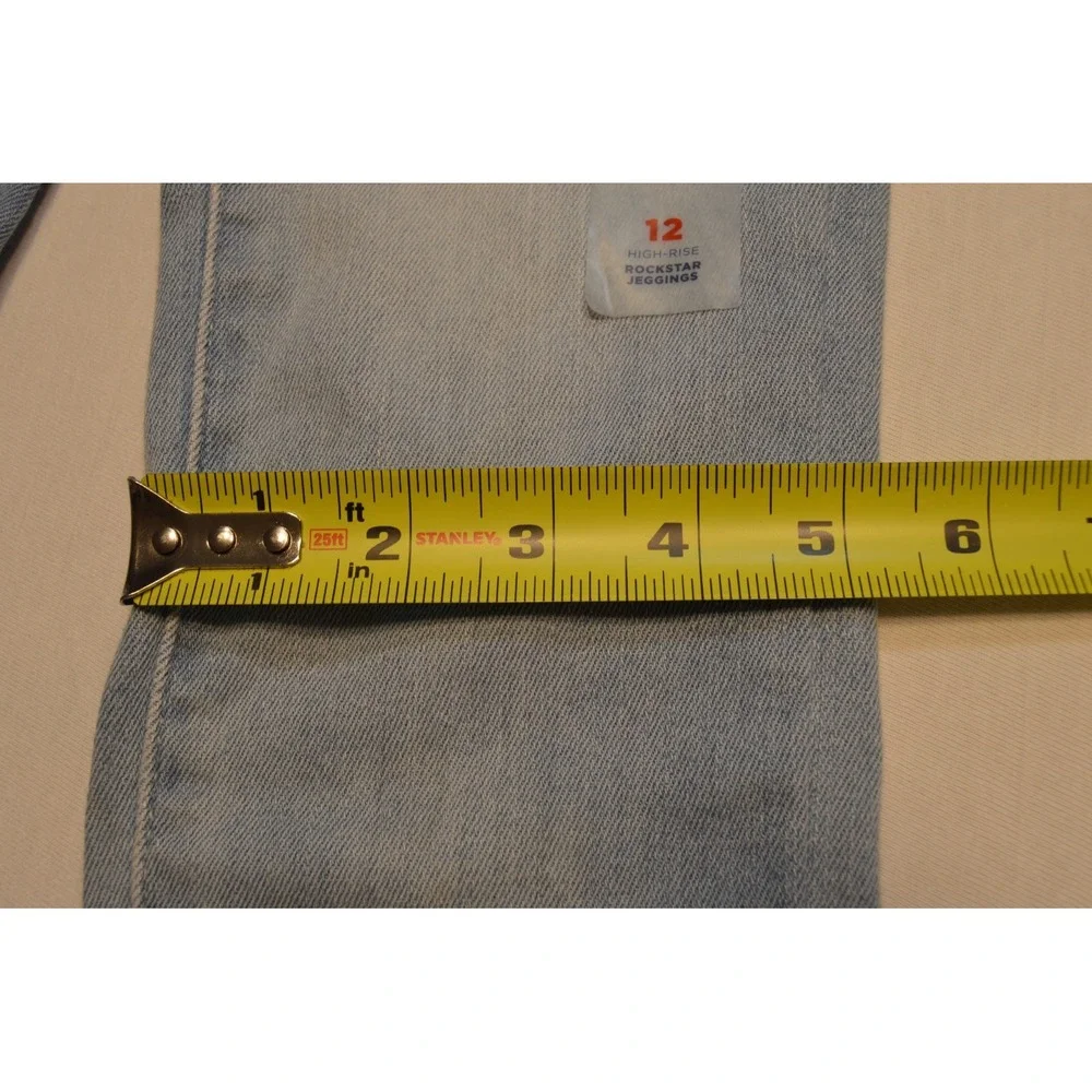 Old Navy Girl Rockstar Jeggings High Rise 360 Stretch Built-In Tough - Size 12
